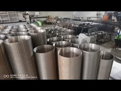 Filtro de tela de fio de cunha invertida