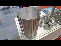 Ecrã de fio de cunha 304 aço inoxidável bicos de filtro OD 53mm