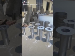 SS304 Barril de tela de fio de cunha Amostra gratuita