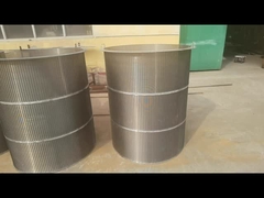 Filtro de tela de fio de cunha em forma de vaca Johnson