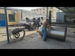 SS304 Tubo de filtro de tela de fio de cunha em forma de veia