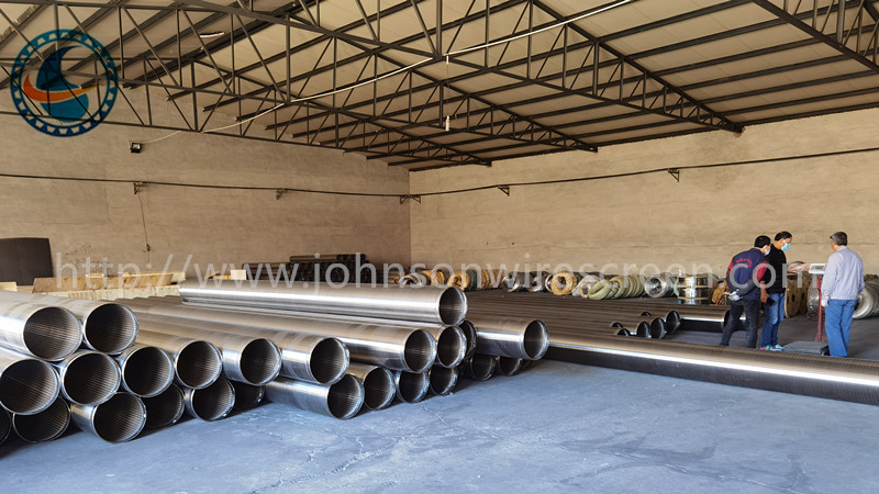 Ecrã de fio de Johnson galvanizado de baixo carbono para poços de água para controle de areia