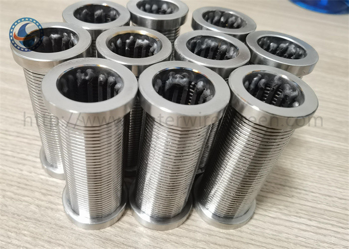 Tela de aço inoxidável Johnson Wire V Wire Wrapled elemento filtrante