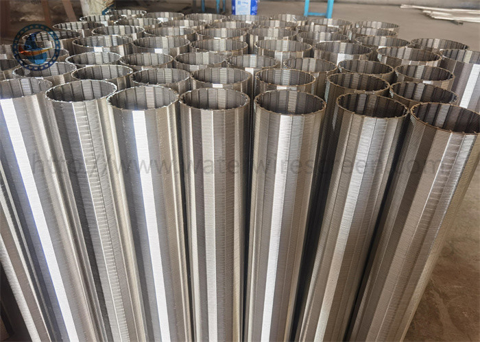 25 - 1027 mm de diâmetro Poço de água tela enrolada em arame para filtro de areia