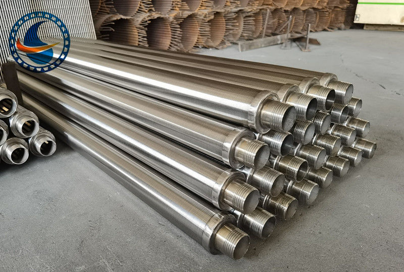 SS304 Profil em forma de veia Filtro de filtro em forma de fio de cunha