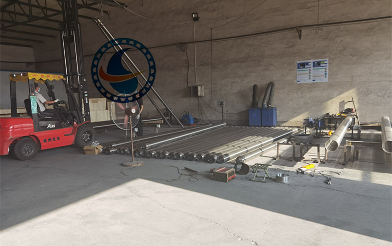 Tela enrolada com arame de aço inoxidável 304L de 12-3/4 polegadas para controle de areia