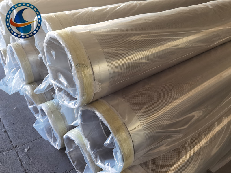 Tela enrolada com arame de aço inoxidável 304L de 12-3/4 polegadas para controle de areia