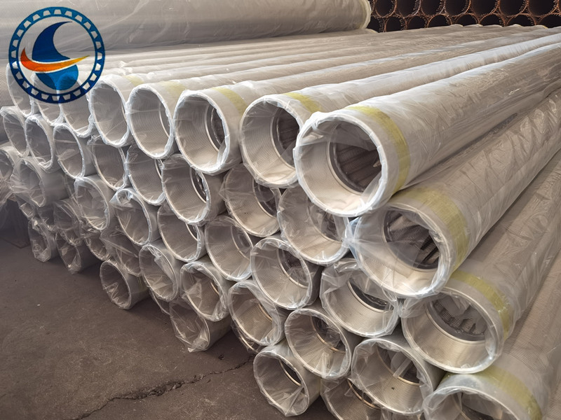 Tela enrolada com arame de aço inoxidável 304L de 12-3/4 polegadas para controle de areia