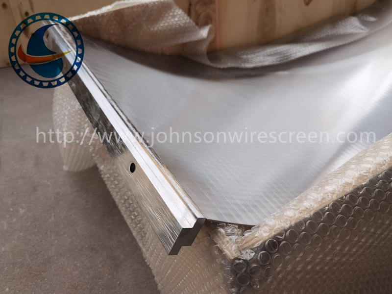 SS316L Filtro de tela de arco de fio de cunha para tratamento de águas residuais