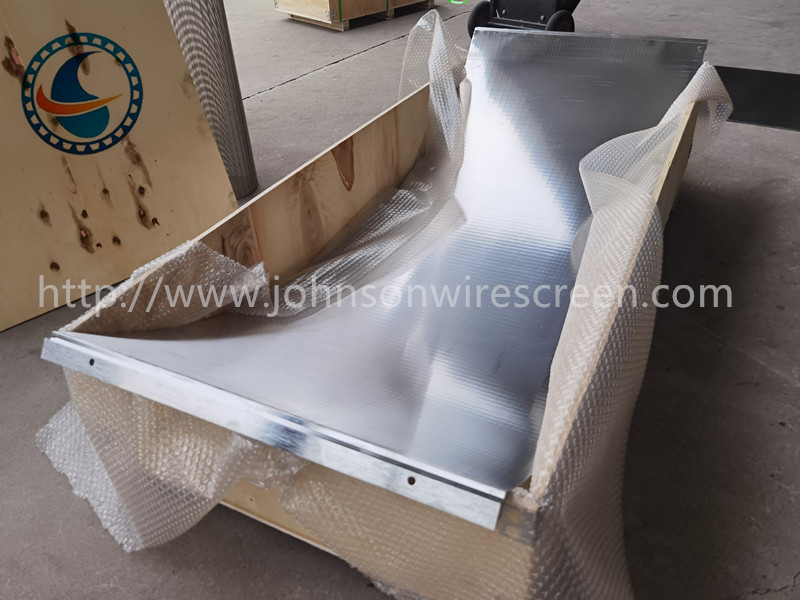 SS316L Filtro de tela de arco de fio de cunha para tratamento de águas residuais