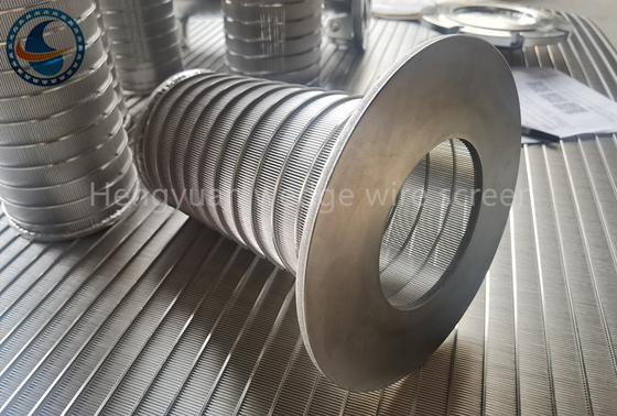 180mm de aço inoxidável Dia Wedge Wire Mesh Screen para filtros automáticos da água de esgoto