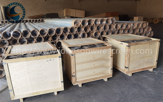 Filtro de tela de fio de cunha SS304 não entupido para filtros de grade fina rotativos