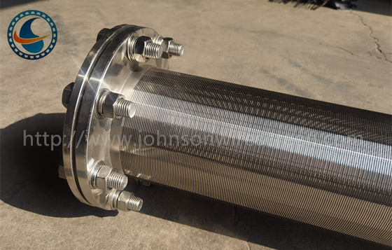 Dn 100 Wedge Wire Screen Pipe Aço Inoxidável 304 para Filtração