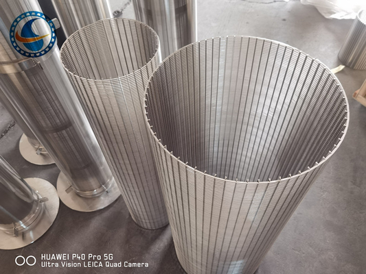 Filtro de tela de fio de cunha industrial Vee Wire Support Rod para filtragem ideal