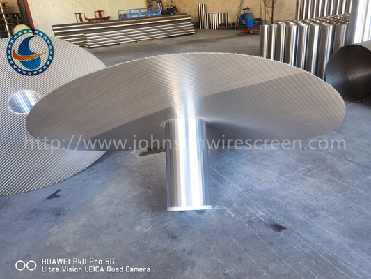 Soldado Ss 304 Johnson V Wire Screen Slot 200 Microns Com Alta Área Aberta