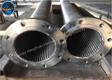 Limpeza fácil resistente de Johnson Wedge Wire Screens Abrasion da filtragem da água