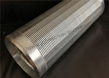 O baixo aço carbono de Johnson Wound Water Well Screen galvanizou material