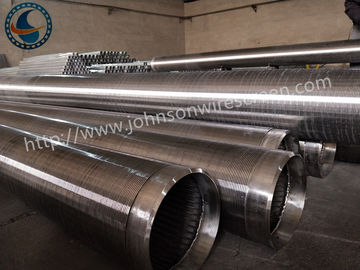 Poço de água de aço inoxidável do gás de óleo - tubulação da tela, Johnson Wedge Wire Screens