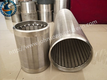 Material de aço inoxidável magnético eficaz alto de Johnson Wedge Wire Screens Non