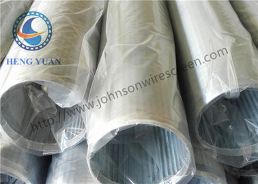 Certificado galvanizado baixo aço carbono de Johnson Vee Wire Screen With ISO9000
