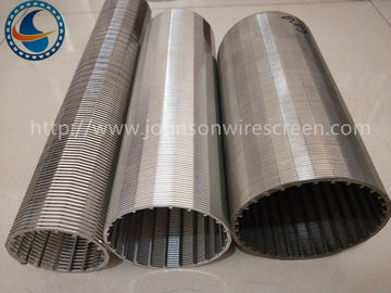 Johnson Wedge Wire Mesh Pre embalou bem telas para o sistema da entrada de água do mar