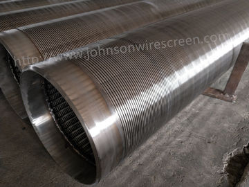 poço de água boa profundo do diâmetro de 273mm - a tela 3 mede o comprimento com anéis soldados