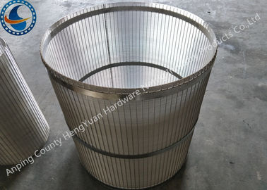 Aço reverso de Rod Rotary Screen Drum Stainless do apoio com ferro de Falt