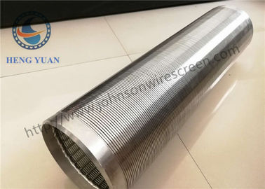 O comprimento 5.8M Stainless Steel Vee Well Casing Pipe Wire soldou a tela da bomba boa