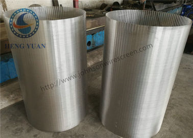 304 SS Johnson Screens Groundwater And Wells V dão forma para o filtro de cilindro