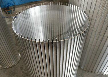 304 categoria Johnson Screen Filter Basket, fio Mesh Drum do tratamento da água
