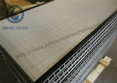 Aço inoxidável Soldado Whedge Wire Screen Sieve Plate para Lavadora de Carvão