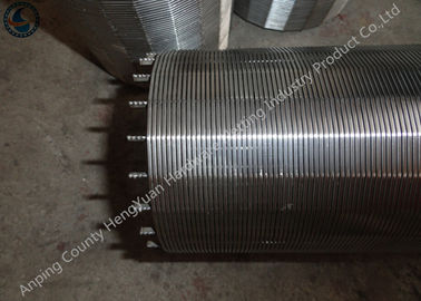Líquido de Rod Full Types Wire Wrap Screenfor do apoio/gás redondo/filtragem contínua