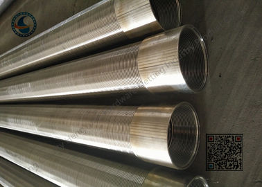 304 / bens de 316L Vee Round Well Screen Pipe para a perfuração do poço de água