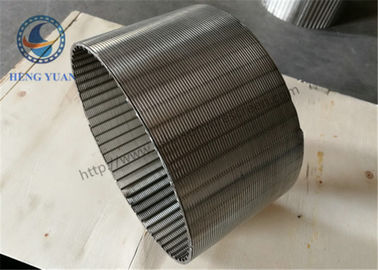 Ferida Johnson Stainless Steel Well Screens do envoltório do fio para o poço de água