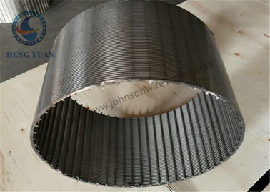 A filtragem alta Ss 304 Johnson Wire Screen V deu forma ao entalhe de 0.25mm