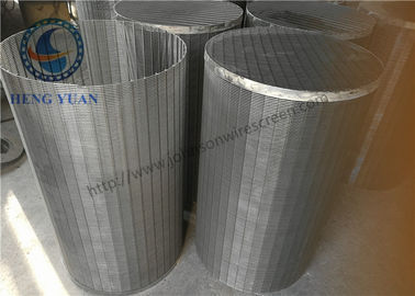 A água subterrânea Wells de 304 SS Johnson Wedge Wire Screen V dá forma para o filtro de cilindro