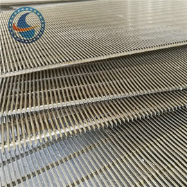Painéis da tela de fio da cunha de entalhe dos Ss 304 0.7mm para a separação líquida contínua