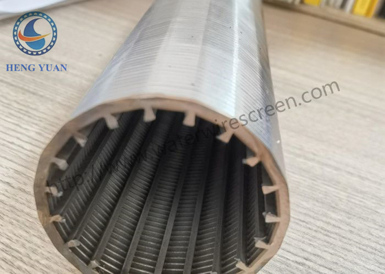 Elemento de filtro de Johnson Wire Screen Wedge Shaped do entalhe 60 para a seleção