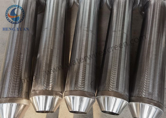 Ss 201 321 304 poço de águas profundas do Od 219 do entalhe de Johnson Vee Wire Screen 40