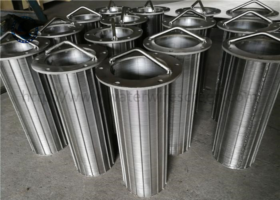 Filtro em caixa do punho de Johnson Wire Screen Basket With da cunha